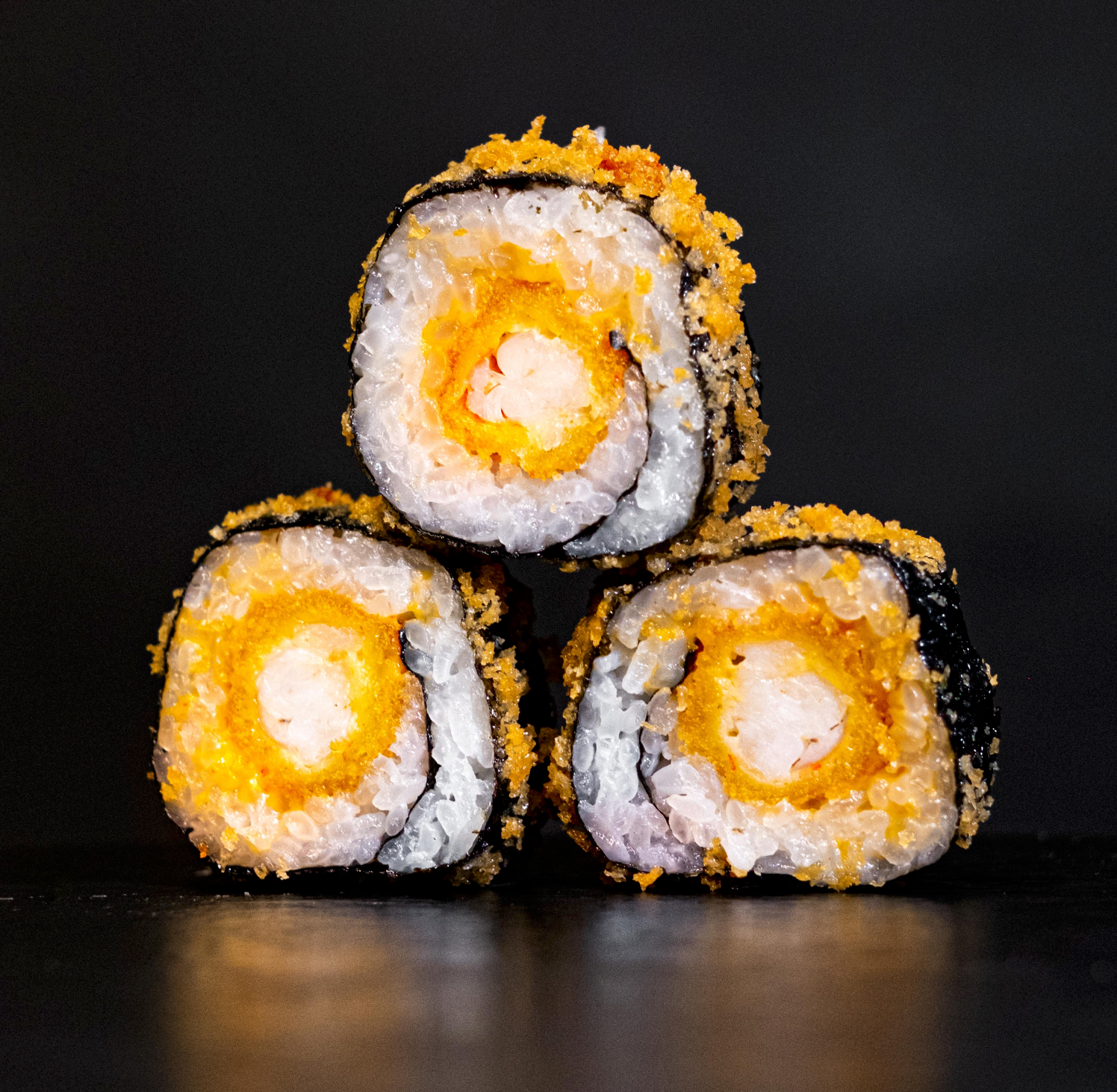 Uramaki roll crujiente