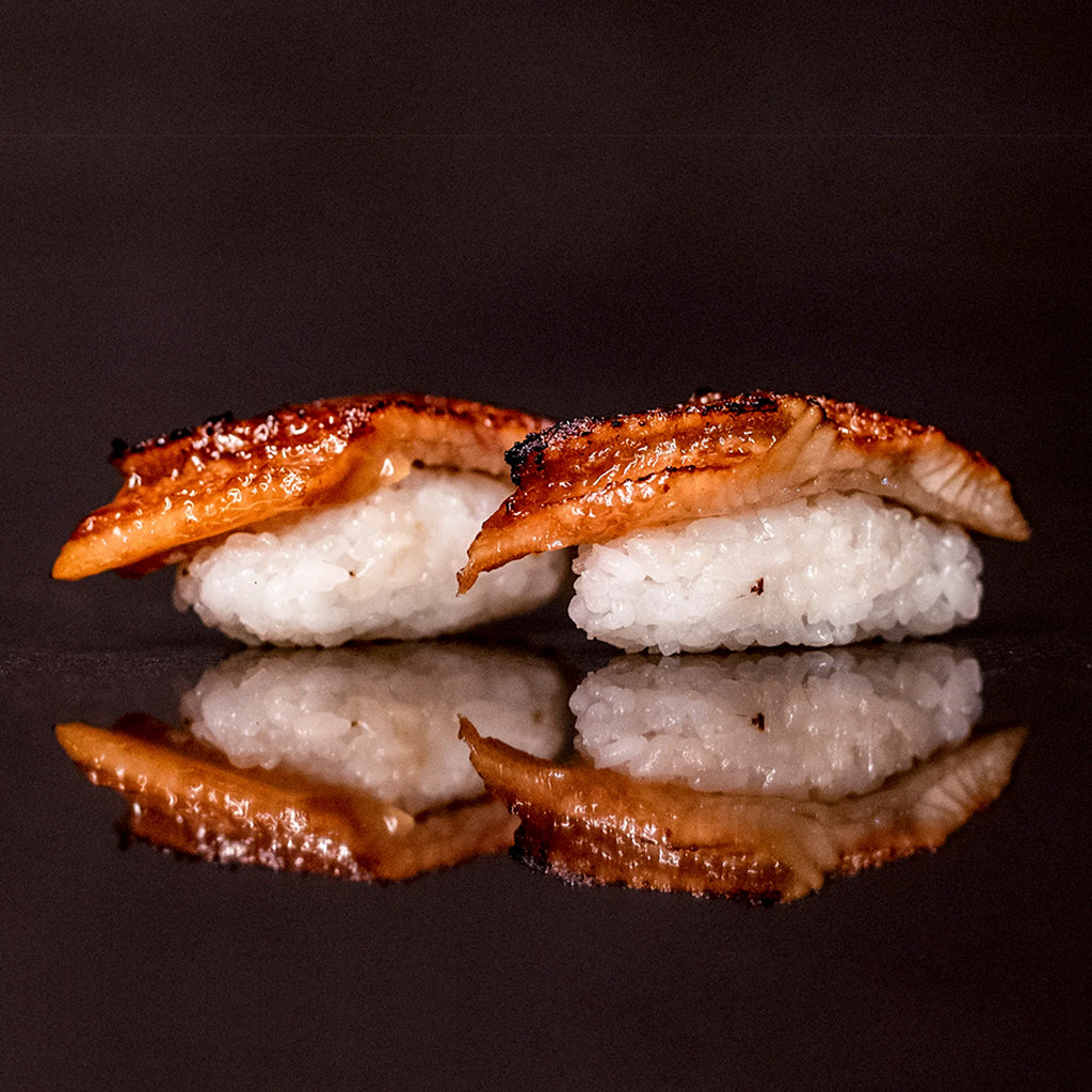 Niguiri de anguila salsa teriyaki 2 piezas